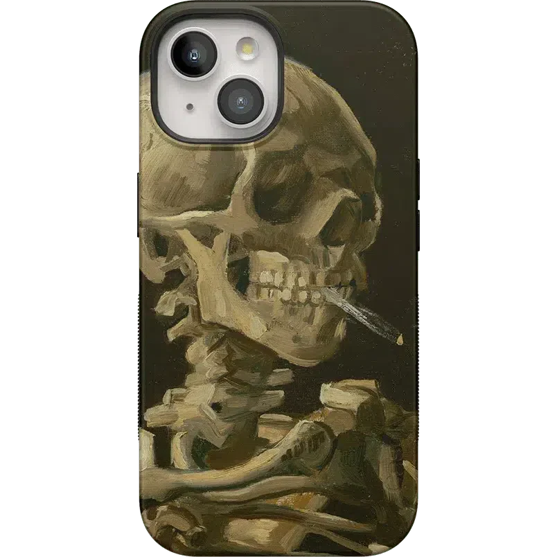 Van Gogh | Head of a Skeleton with a Burning Cigarette Phone Case