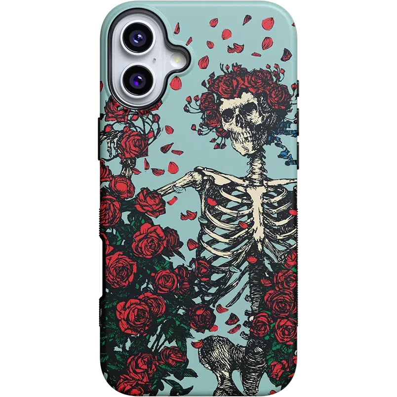 Forever Grateful | Grateful Dead Skeleton Floral Case