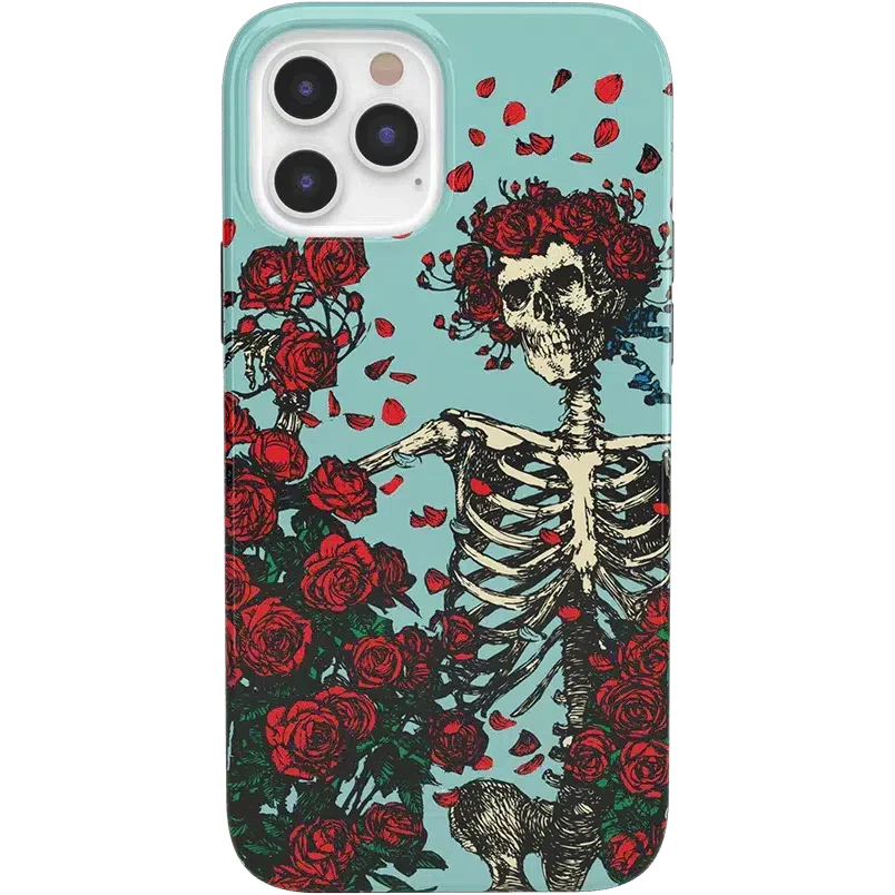 Forever Grateful | Grateful Dead Skeleton Floral Case