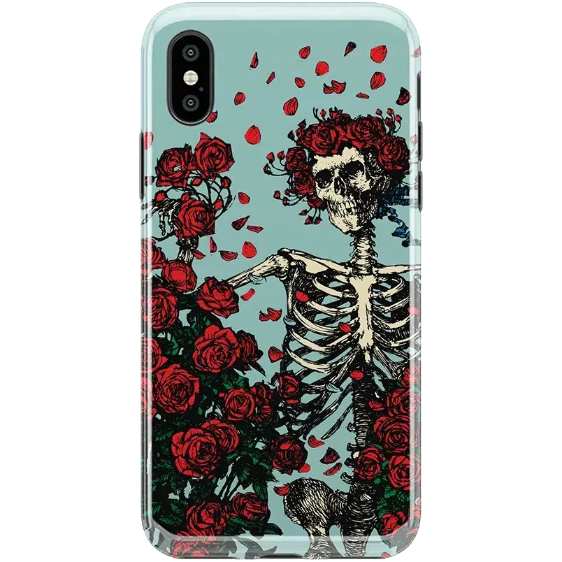 Forever Grateful | Grateful Dead Skeleton Floral Case