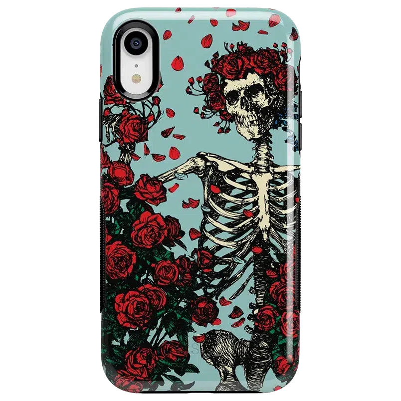 Forever Grateful | Grateful Dead Skeleton Floral Case