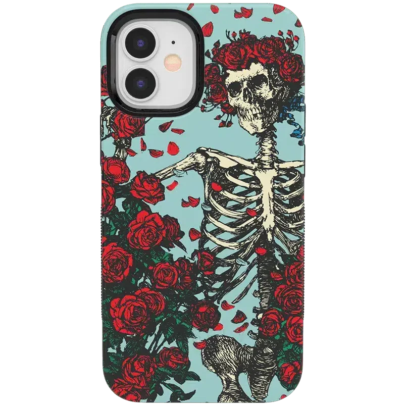 Forever Grateful | Grateful Dead Skeleton Floral Case