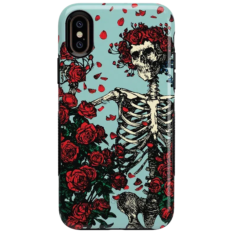 Forever Grateful | Grateful Dead Skeleton Floral Case