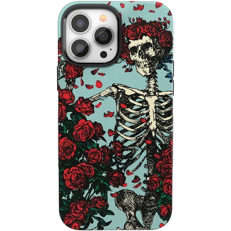 Forever Grateful | Grateful Dead Skeleton Floral Case