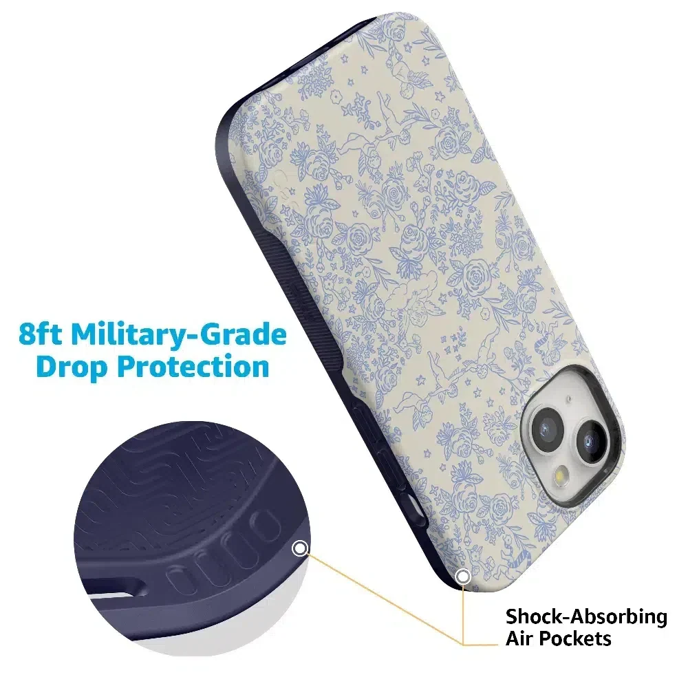 Cupid's Canvas | Periwinkle Floral Case